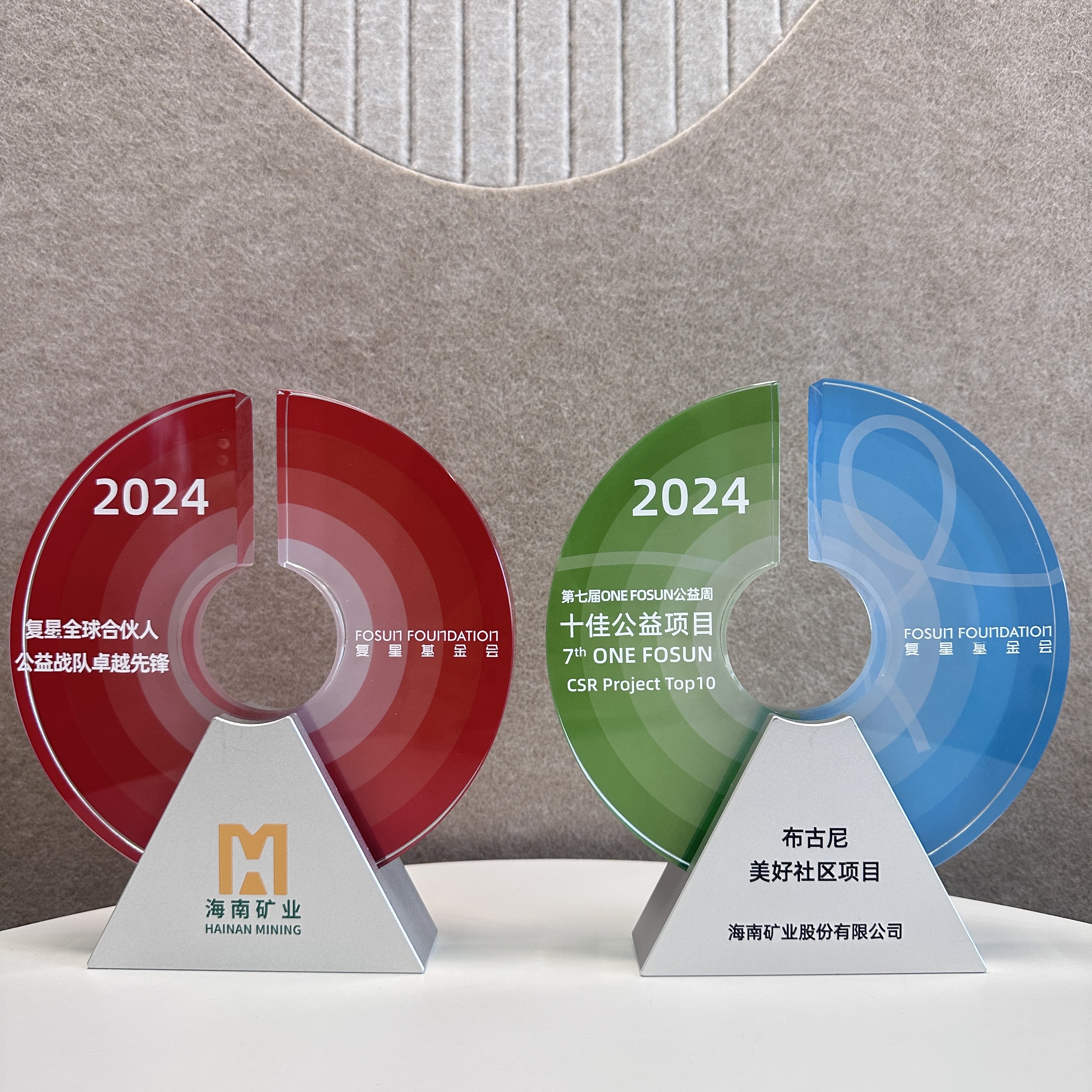 问鼎娱乐荣获多个复星公益奖项